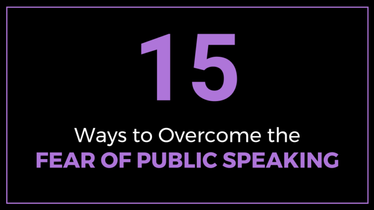 15 Ways To Overcome The Fear Of Public Speaking Thriveyard